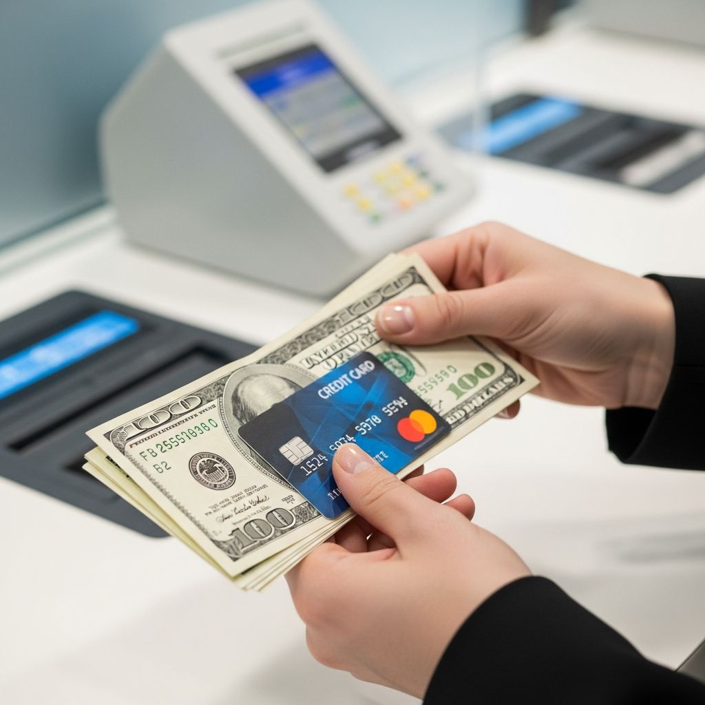 Discover practical ways to settle credit card payments using cash, including branches, ATMs, and money orders, while understanding pros, cons, and alternatives.