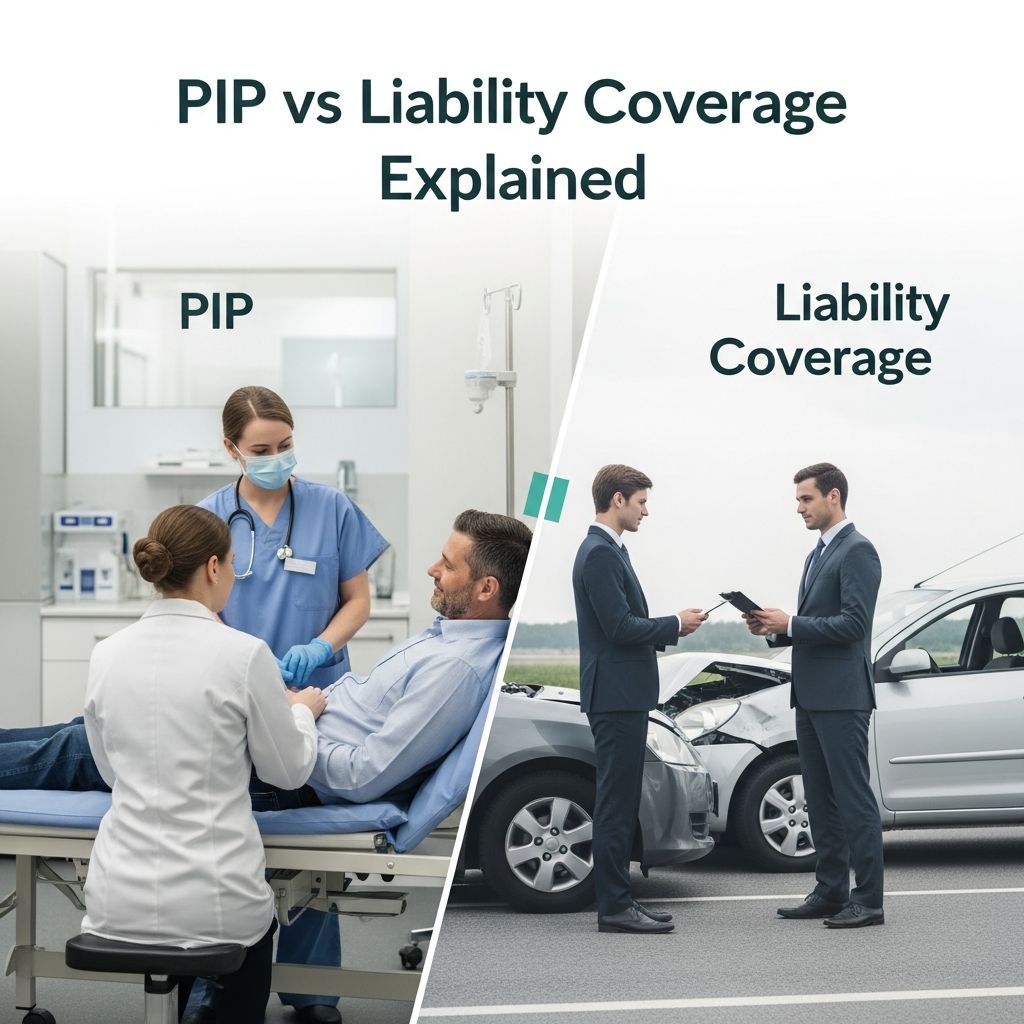 Discover the essential differences between Personal Injury Protection (PIP) and liability coverage to make informed decisions for your auto insurance policy.