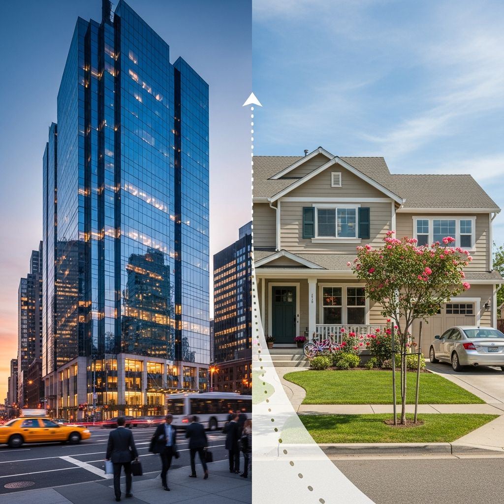 Explore the defining characteristics, financial returns, and operational demands of both investment property types.