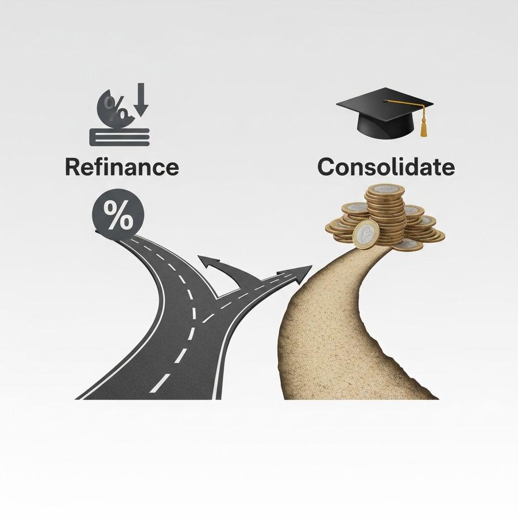Discover whether refinancing or consolidating your student loans best fits your financial goals, with expert comparisons on rates, benefits, and eligibility.