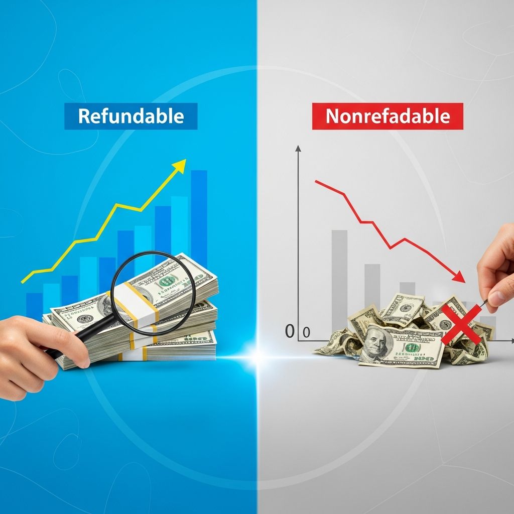 Discover how refundable and nonrefundable tax credits impact your tax bill and potential refunds to optimize your financial strategy.