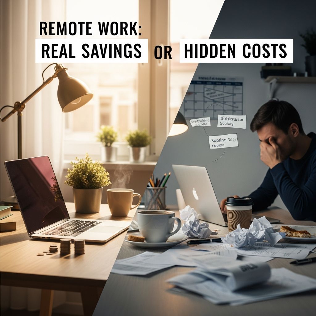 Explore how working from home impacts your wallet—uncover average annual savings of up to $12,000 while navigating potential unexpected expenses.