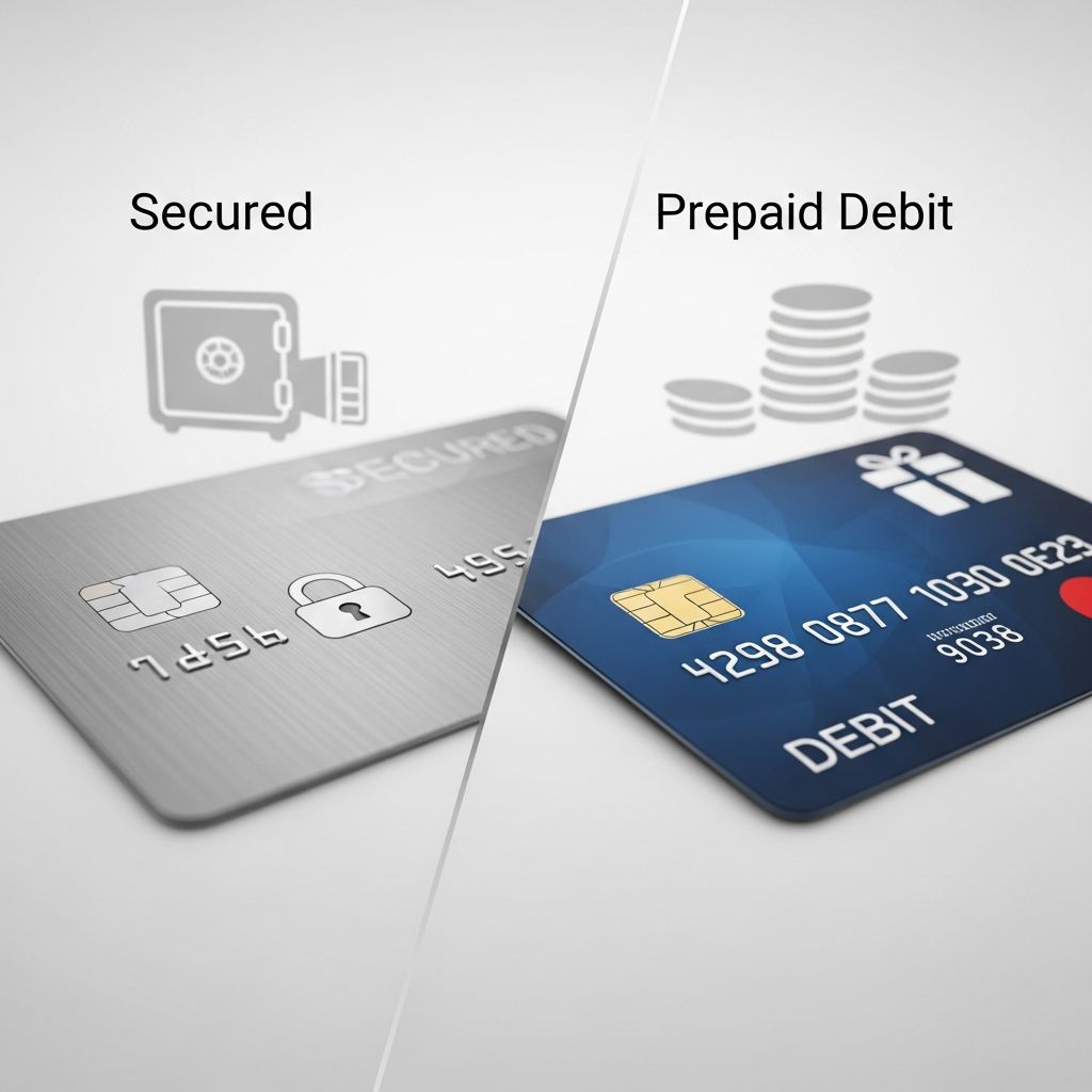 Discover how secured credit cards and prepaid cards differ in building credit, fees, protection, and everyday use to choose the best option for your financial goals.