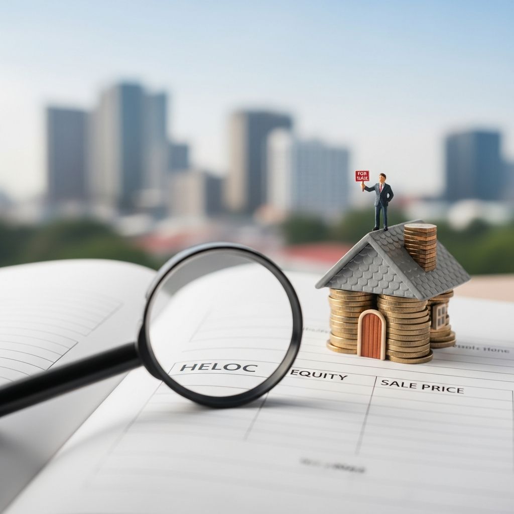 Navigate selling your house with a HELOC confidently—learn payoff processes, equity impacts, and strategies for smooth transactions.