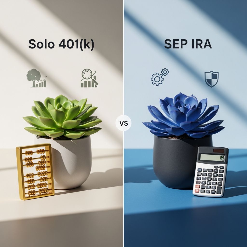 Discover which retirement plan—Solo 401(k) or SEP IRA—maximizes savings for self-employed individuals with no employees.