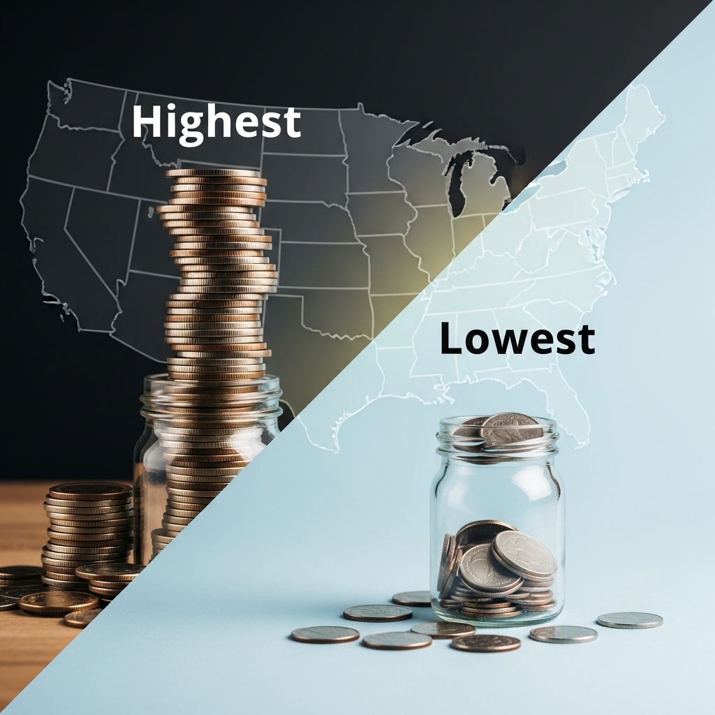 Explore which U.S. states face the heaviest debt collection burdens and those with the lightest loads, revealing regional financial health patterns.
