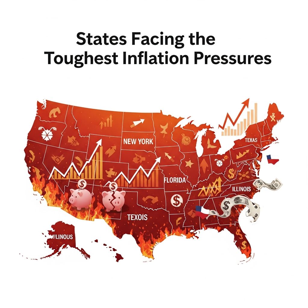 Discover which U.S. states are experiencing the highest inflation rates and why certain regions feel the pinch more than others in 2026.