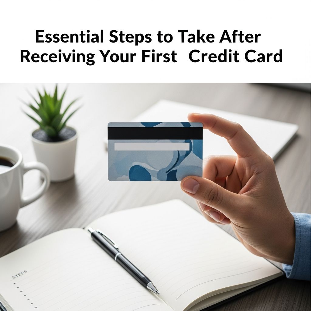 Establish smart financial habits from day one with your new credit card