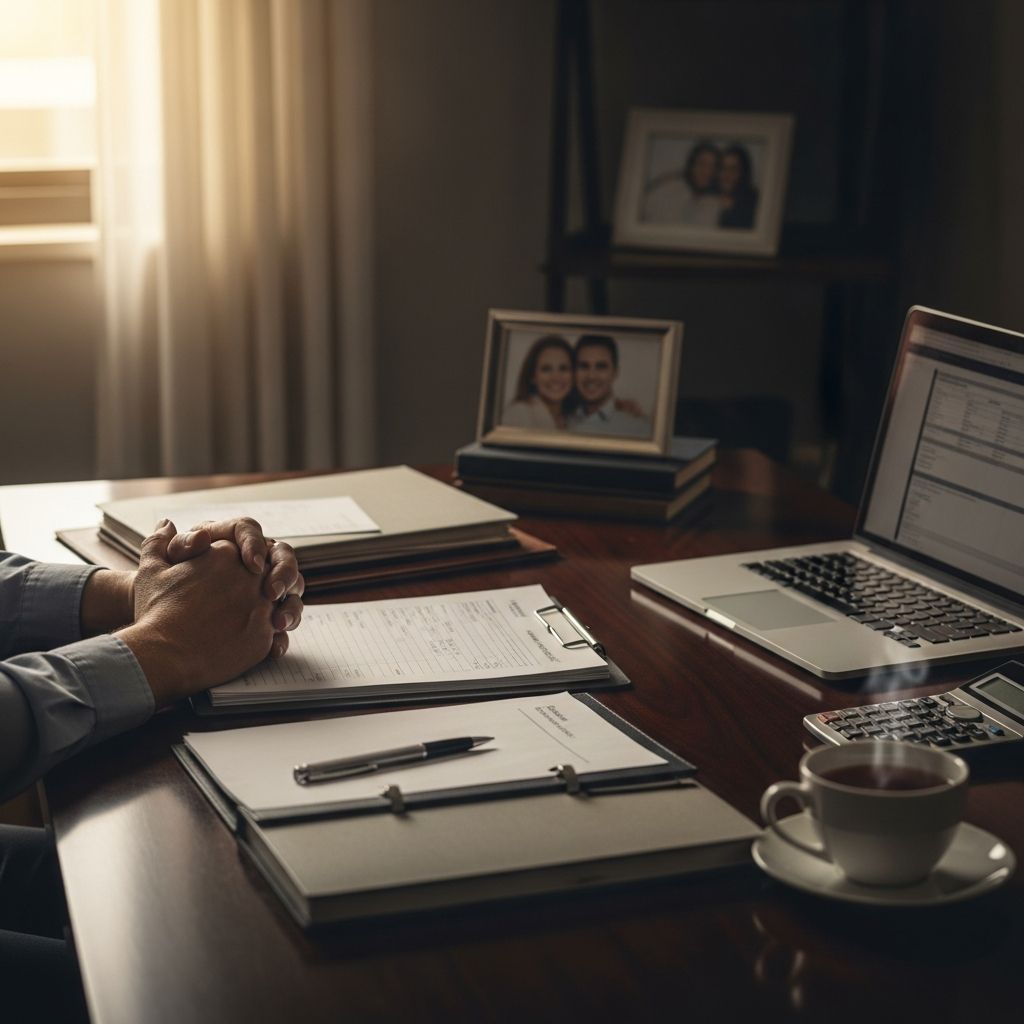 Navigate grief with this comprehensive financial roadmap for handling estates, accounts, and taxes after a loved one's passing.