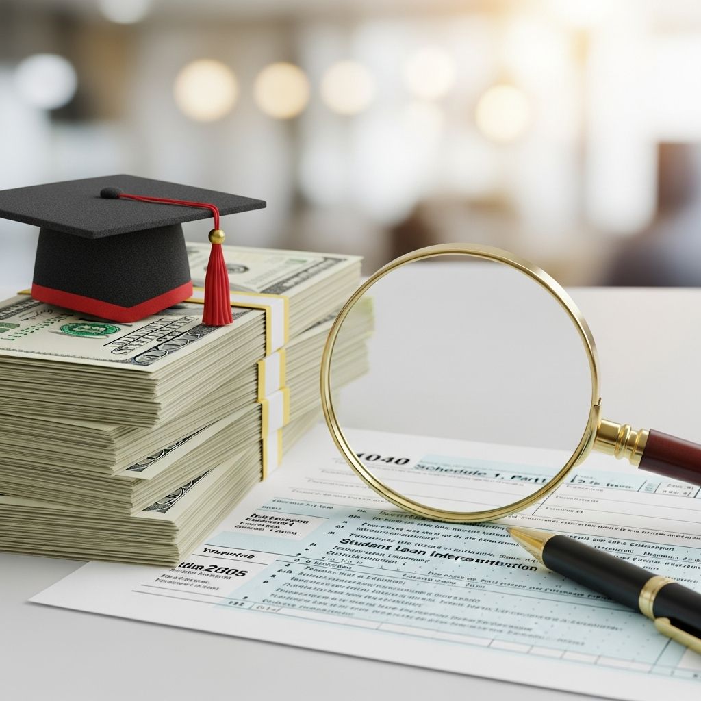 Student Loan Interest Deduction Guide Unlock up to $2,500 in tax savings on student loan interest for 2025—discover eligibility, phase-outs, and strategies for maximum benefits.