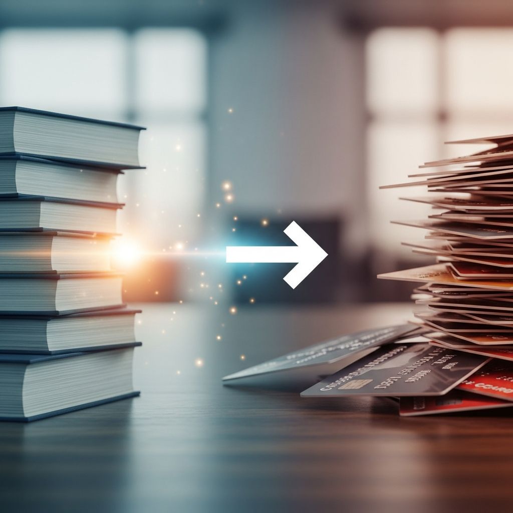 Explore if borrowing more via student loans to clear high-interest credit card debt is a smart financial move or a risky trap.