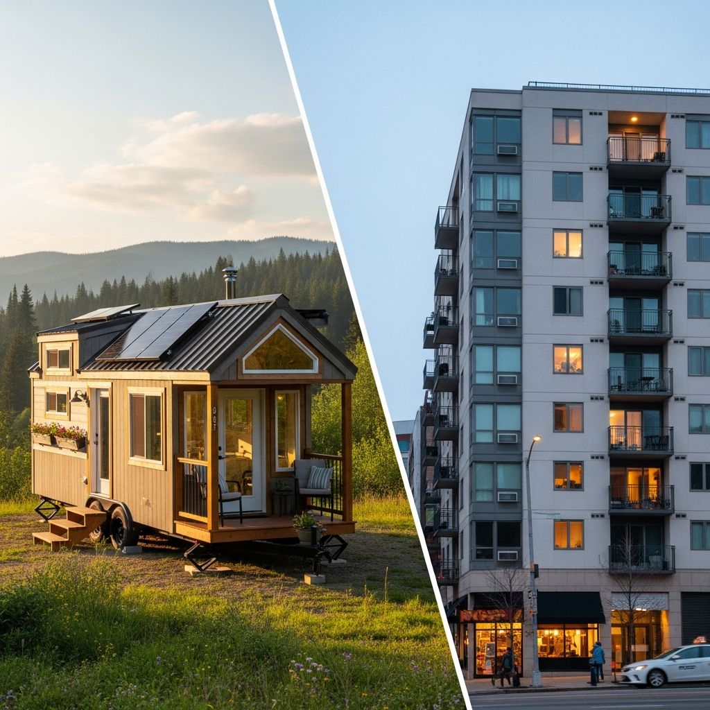 Explore key financial and lifestyle factors when deciding between tiny home ownership and renting.