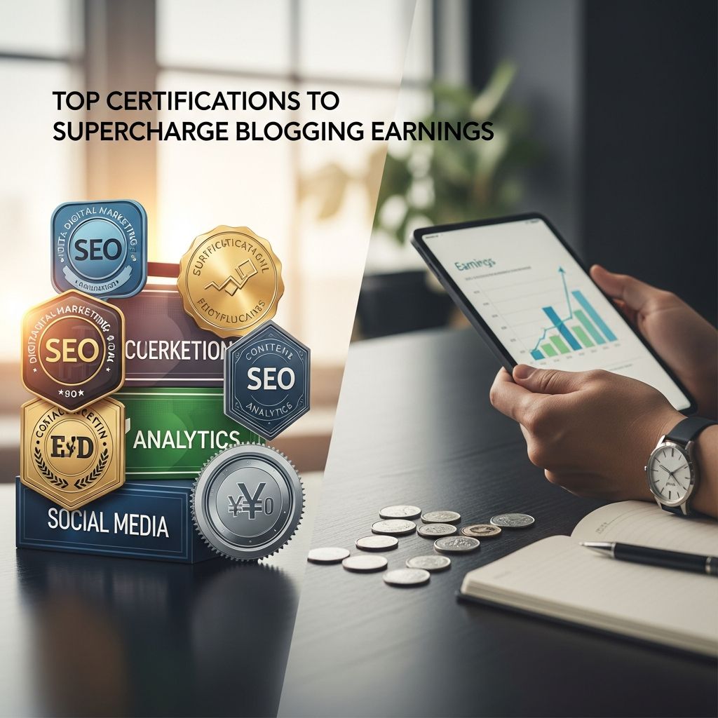 Unlock higher blog income with proven certifications in SEO, content creation, and monetization strategies for 2026 success.