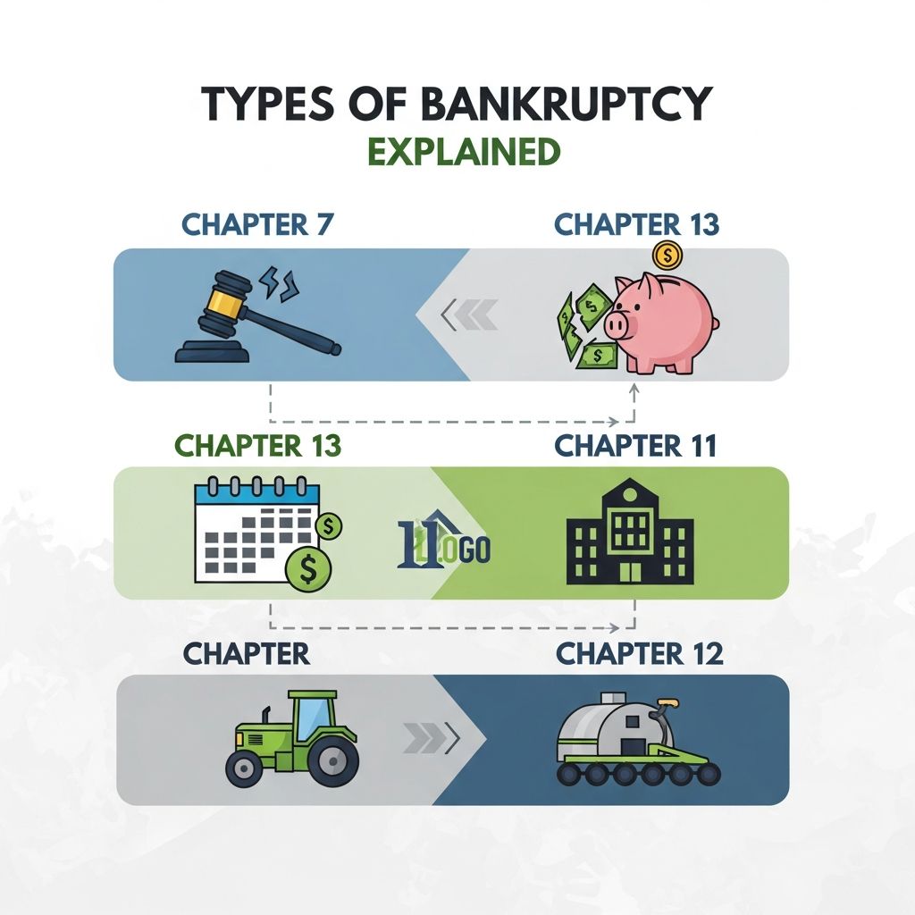 Discover the key bankruptcy chapters, eligibility rules, processes, and impacts to make informed financial recovery decisions.