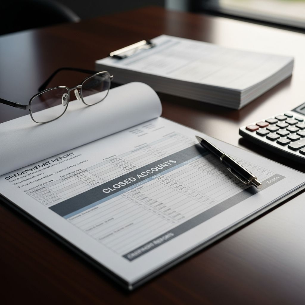 Discover what closed accounts mean for your credit health, how long they linger, and strategies to manage their impact effectively.