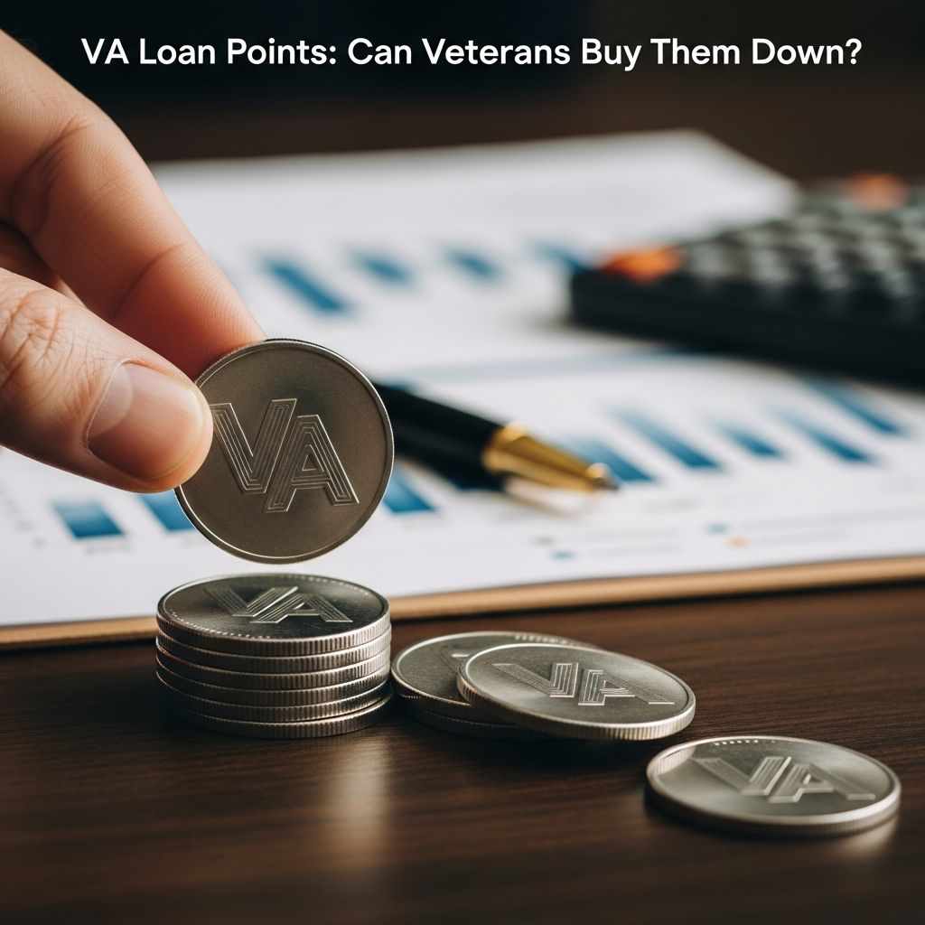 Explore if VA loans allow buying discount points to lower interest rates and how this strategy impacts funding fees for military homebuyers.