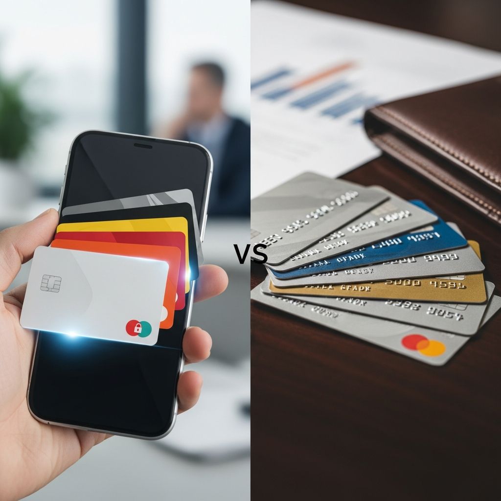 Discover the strengths of virtual and physical cards to optimize security, convenience, and spending control in your daily transactions.