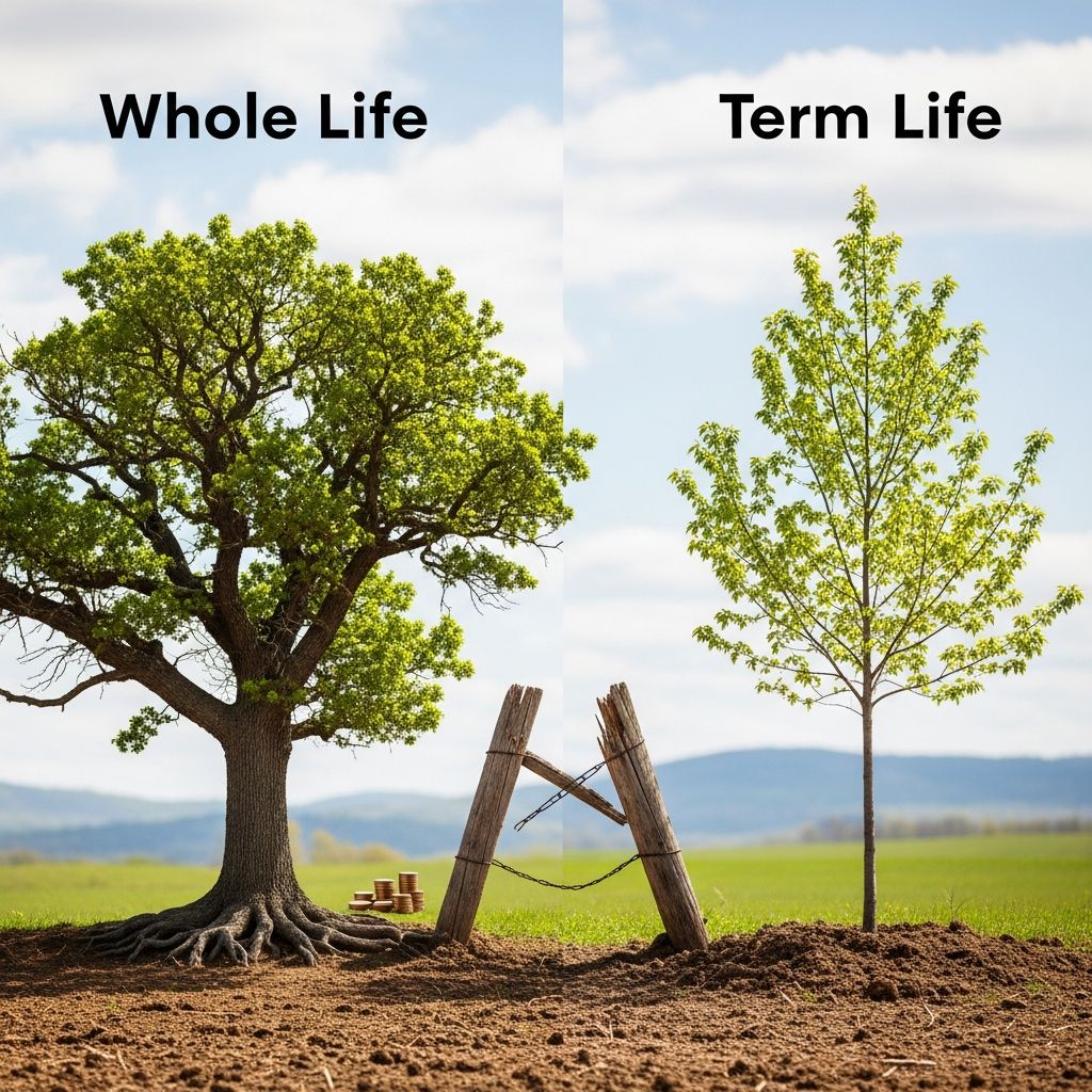 Discover the key reasons behind the premium gap between whole life and term life insurance, and learn which option aligns with your financial needs.