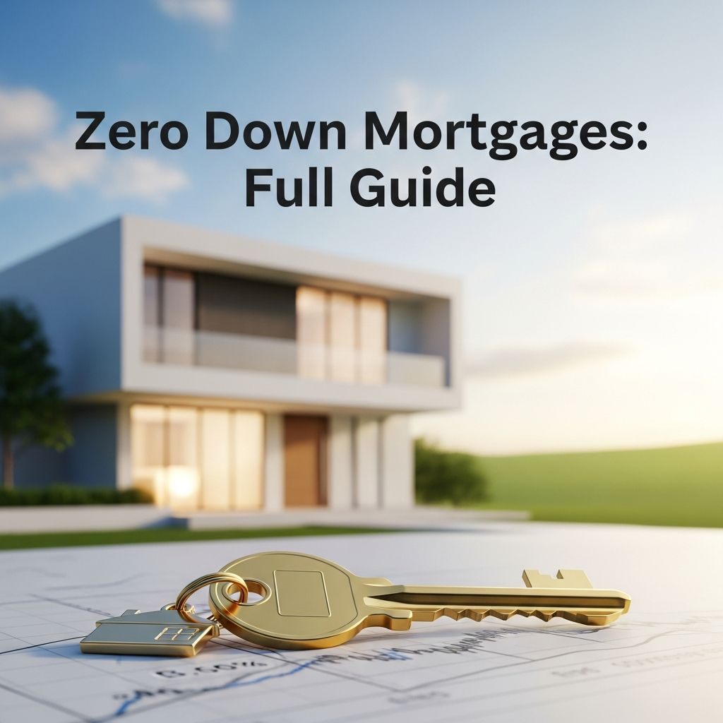 Explore zero down mortgages: eligibility, benefits, risks, and strategies to buy a home without upfront cash commitment.
